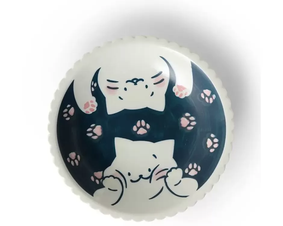 Plates^MIYA Company Cat Life 8.25" Plate