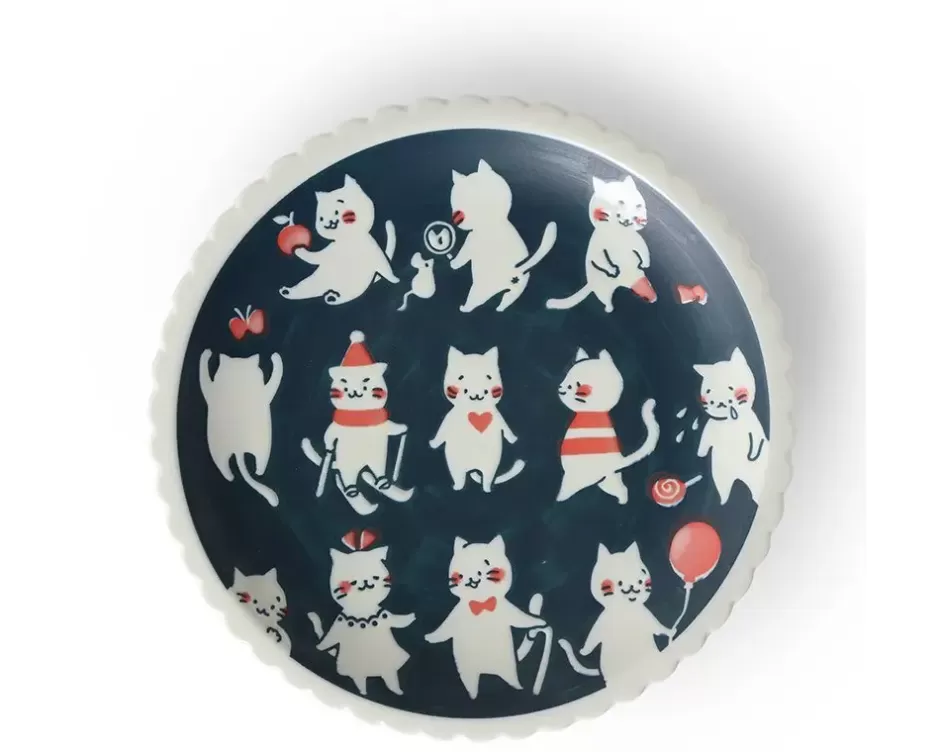 Plates^MIYA Company Cat Life 9.5" Plate