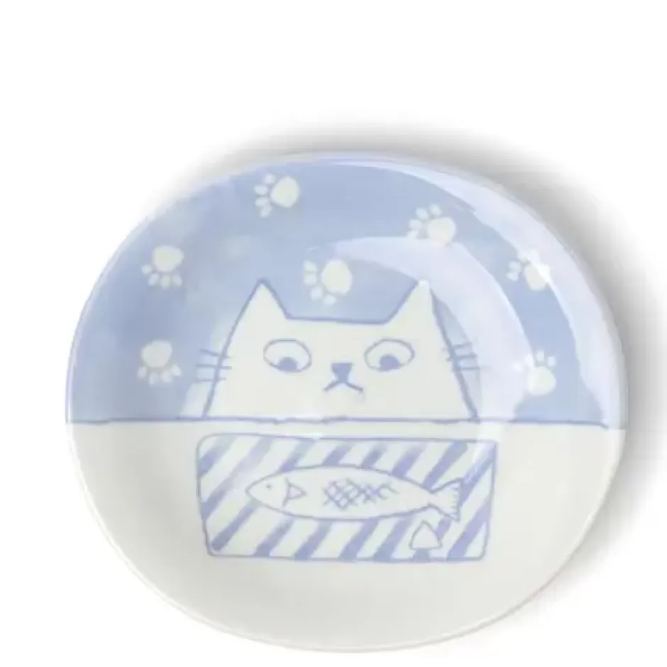 Plates^MIYA Company Cat Lunch Oval Plate