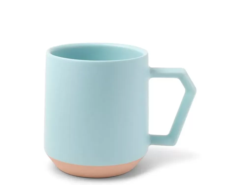 Mugs^MIYA Company Chips 12 Oz. Mug Pastel Blue