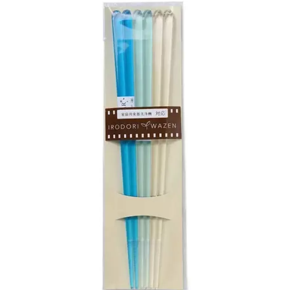 Chopsticks^MIYA Company Chopsticks Acrylic Blue Set/3