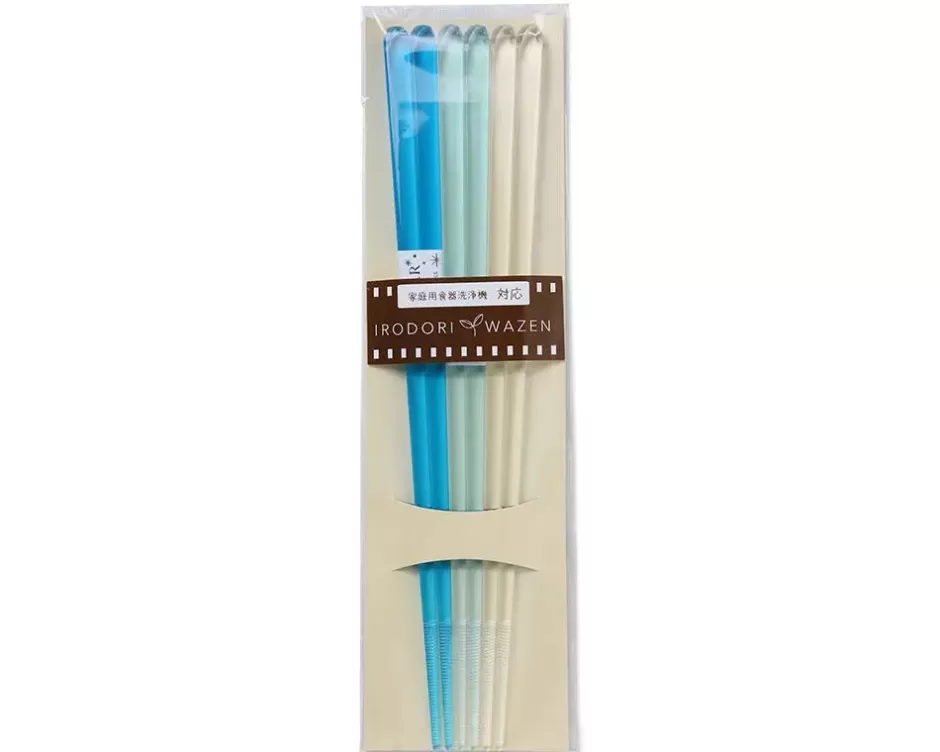 Chopsticks^MIYA Company Chopsticks Acrylic Blue Set/3