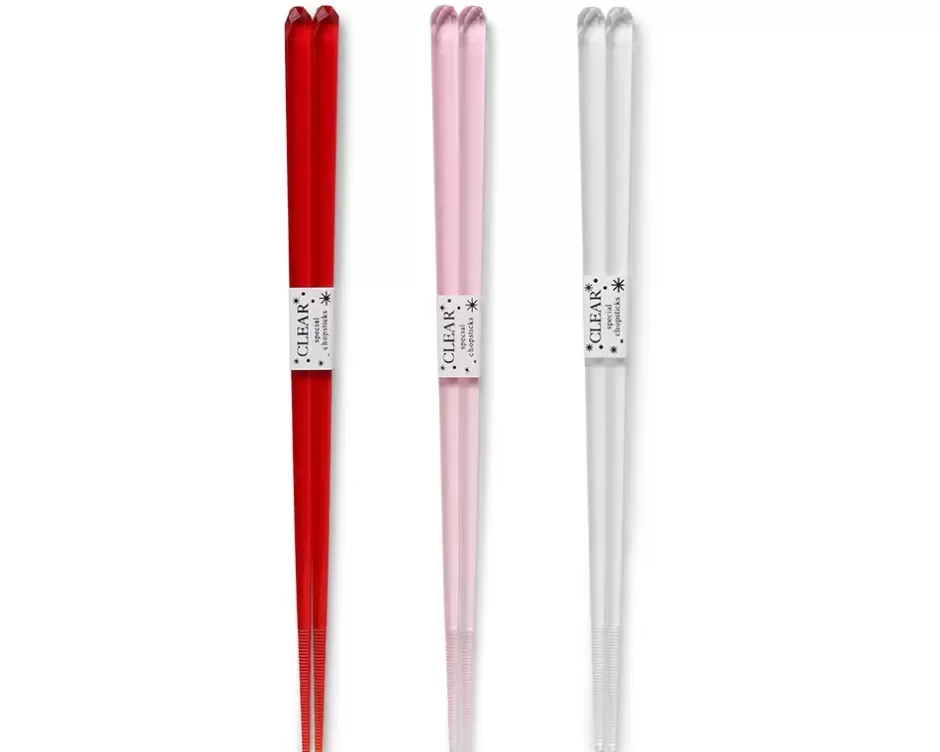 Chopsticks^MIYA Company Chopsticks Acrylic Red Set/3