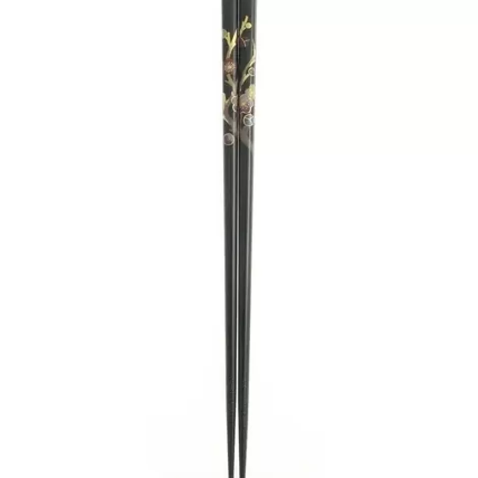 Chopsticks^MIYA Company Chopsticks Black Ancient Plum Tree