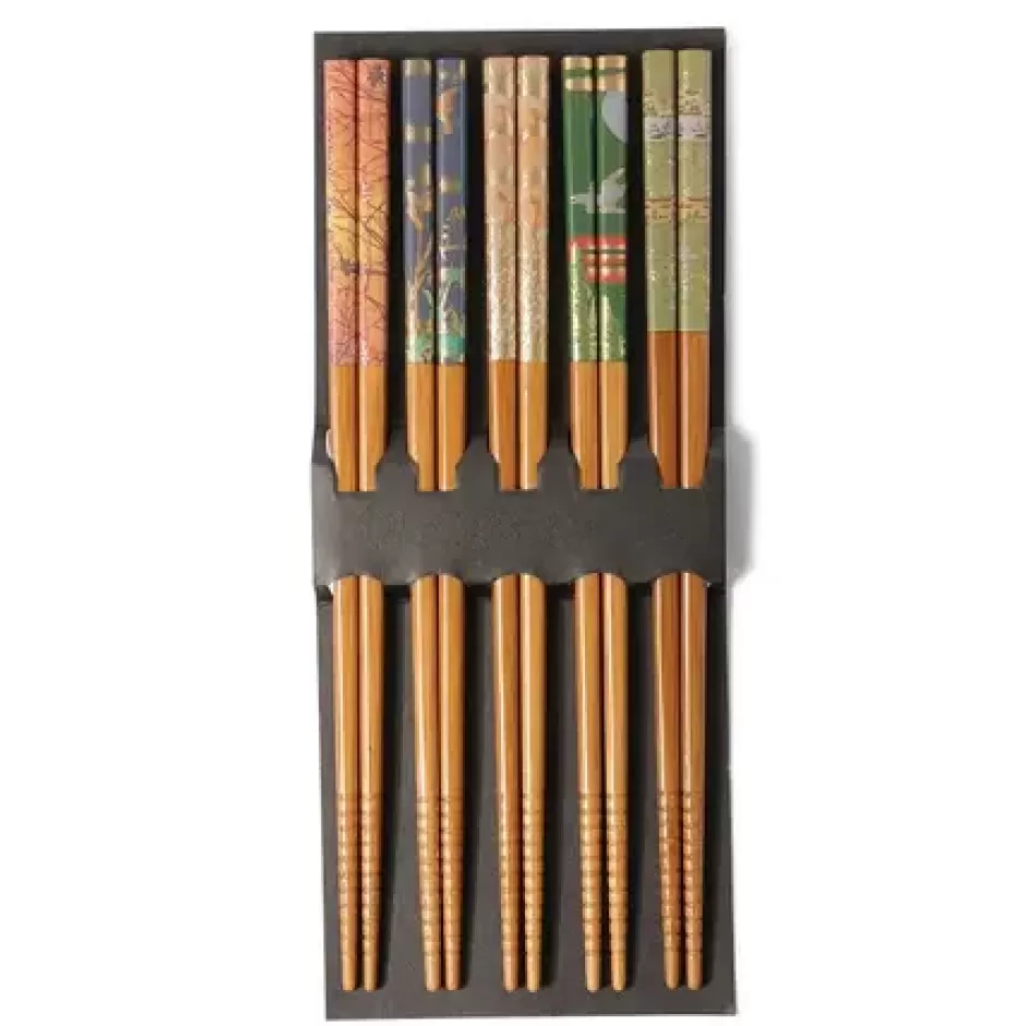 Chopsticks^MIYA Company Chopsticks Set Bamboo Scenery