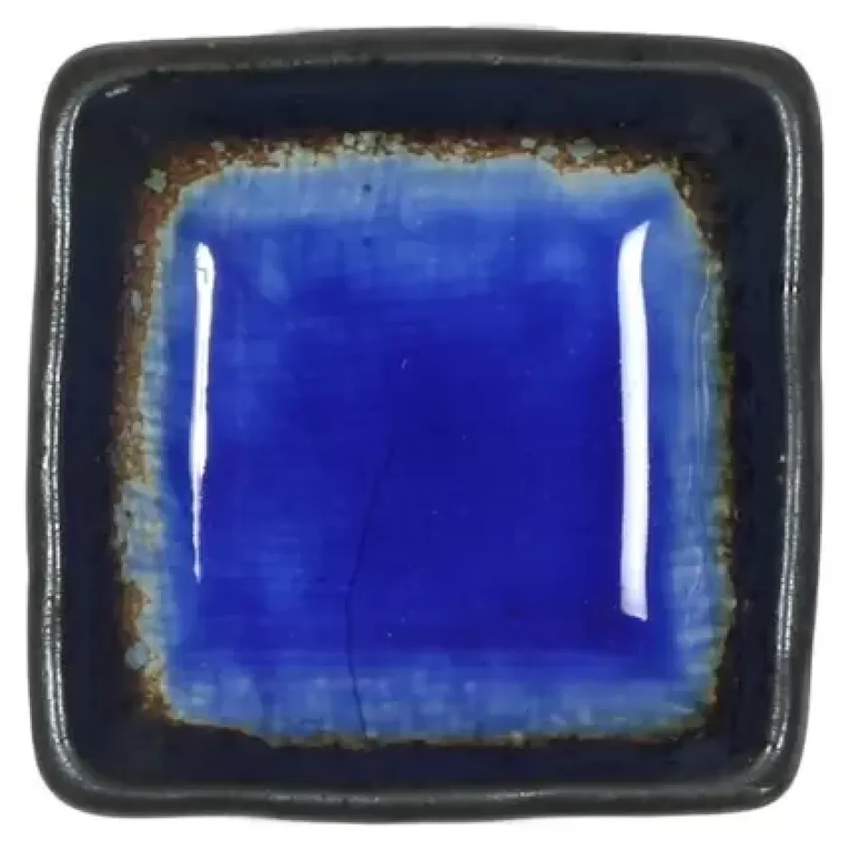 Sauce Dishes^MIYA Company Cobalt Blue 3" Sq. Sauce Dish