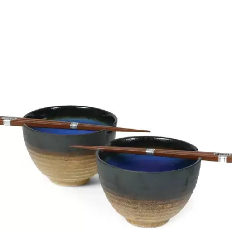 Bowl Sets^MIYA Company Cobalt Blue 5.5" Bowl For Two Set