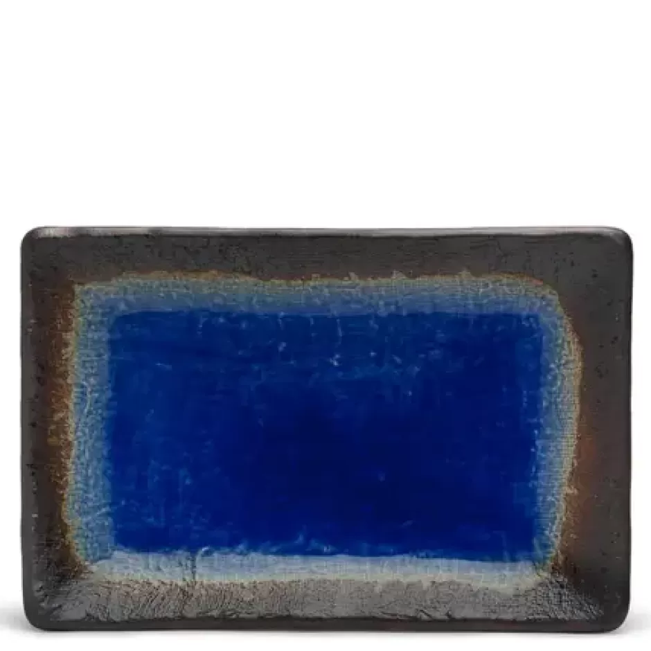 Rectangle Plates^MIYA Company Cobalt Blue 8.75" X 5.5" Plate