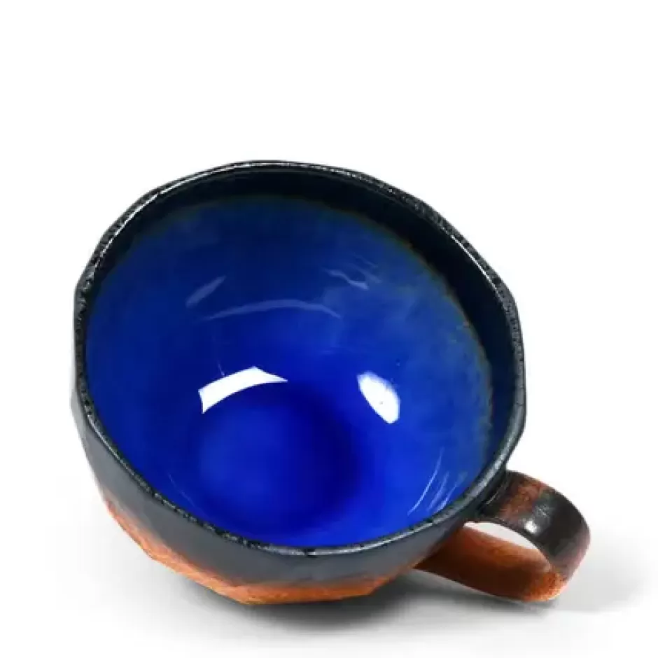 Mugs^MIYA Company Cobalt Blue 8 Oz. Boulder Mug