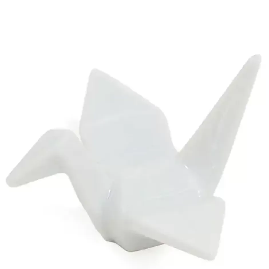 Weddings^MIYA Company Crane Chopstick Rest - White