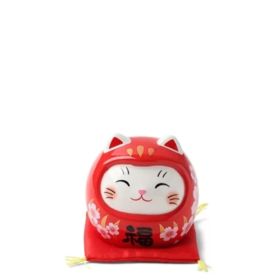 Figurines^MIYA Company Daruma Fortune Cat Figurine