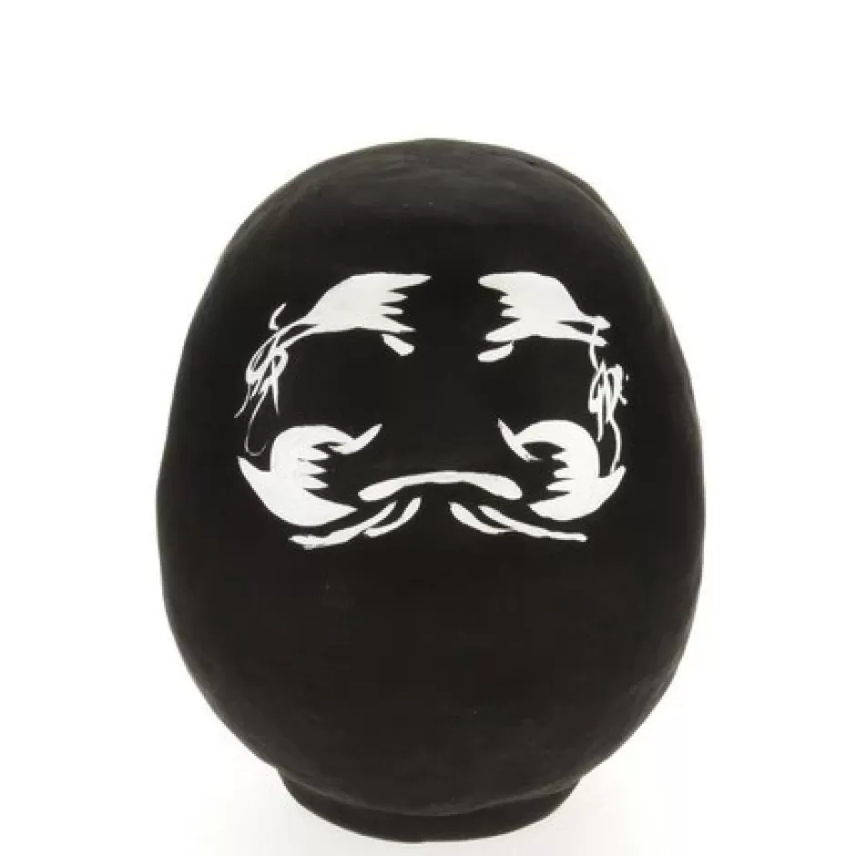 Figurines^MIYA Company Daruma Modern Black Matte