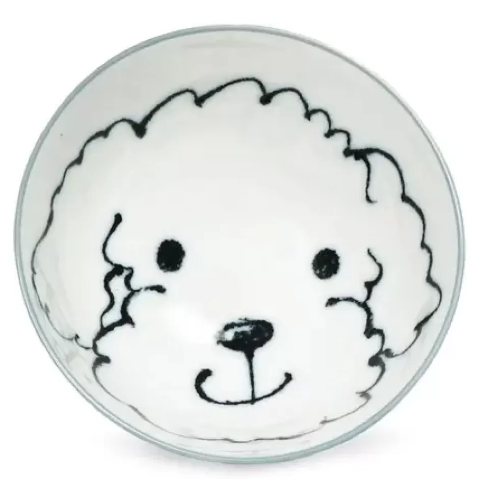 Dogs^MIYA Company Dog Days 4.5" Rice Bowl - Poodle