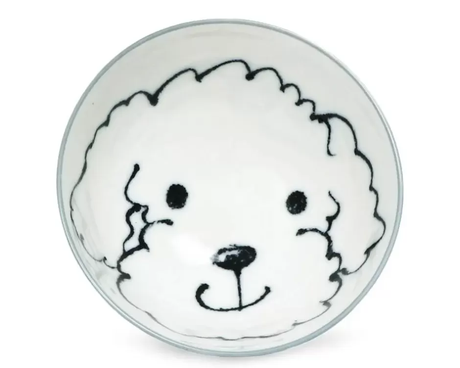 Dogs^MIYA Company Dog Days 4.5" Rice Bowl - Poodle