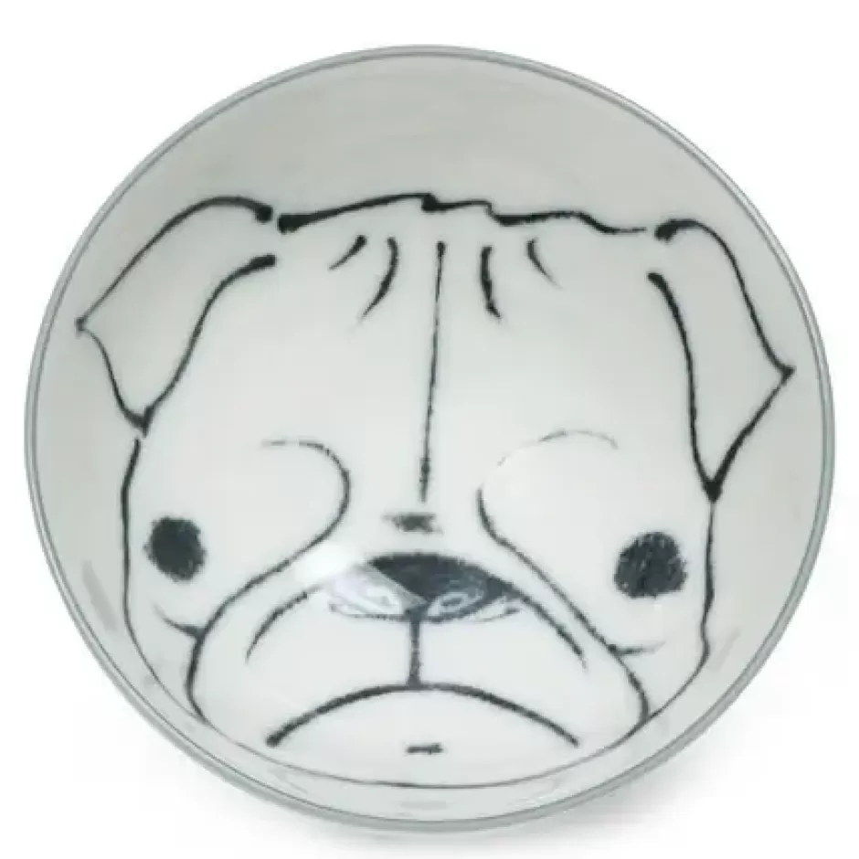 Dogs^MIYA Company Dog Days 4.5" Rice Bowl - Pug