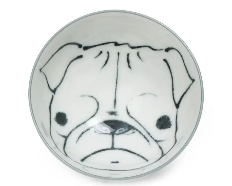 Dogs^MIYA Company Dog Days 4.5" Rice Bowl - Pug