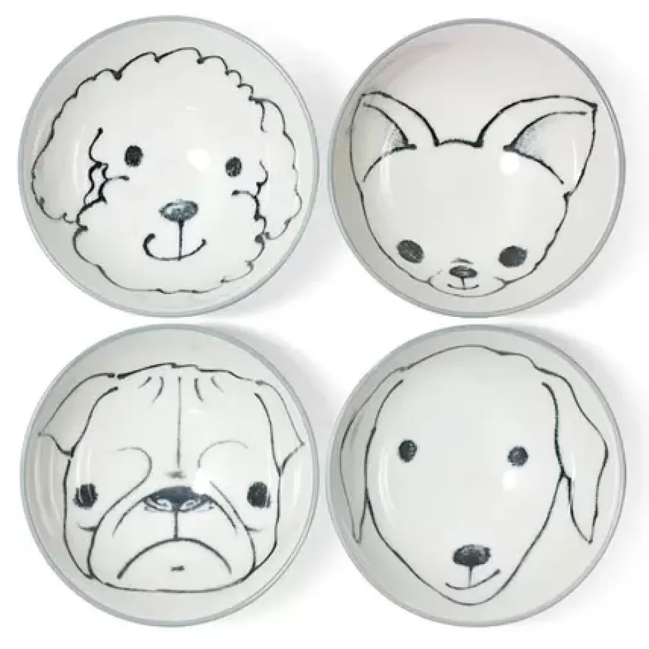 Dogs^MIYA Company Dog Days 4.5" Rice Bowl Set