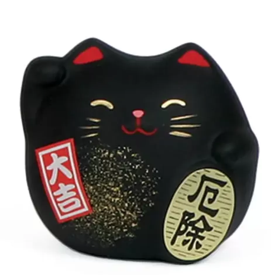 Figurines^MIYA Company Feng Shui Cat 2.25" - Black