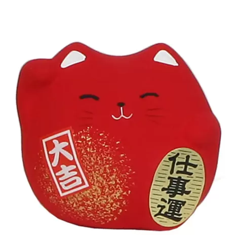 Figurines^MIYA Company Feng Shui Cat 2.25" - Red