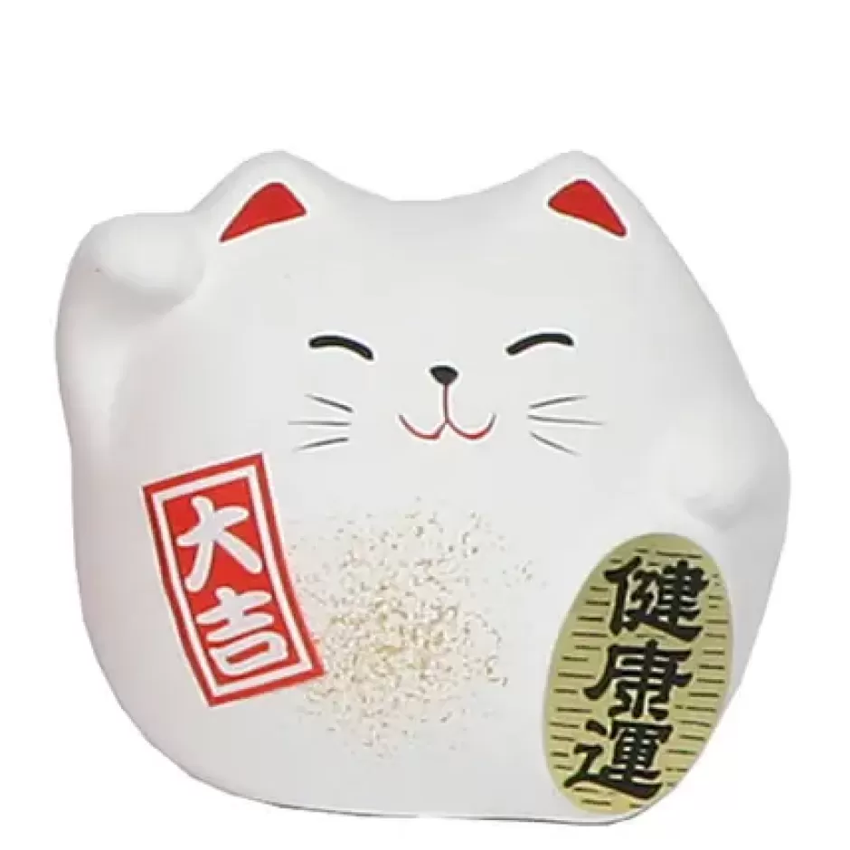 Figurines^MIYA Company Feng Shui Cat 2.25" - White