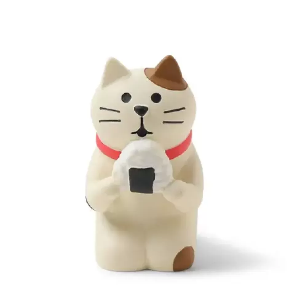 Cats^MIYA Company Figurine Cat With Omusubi