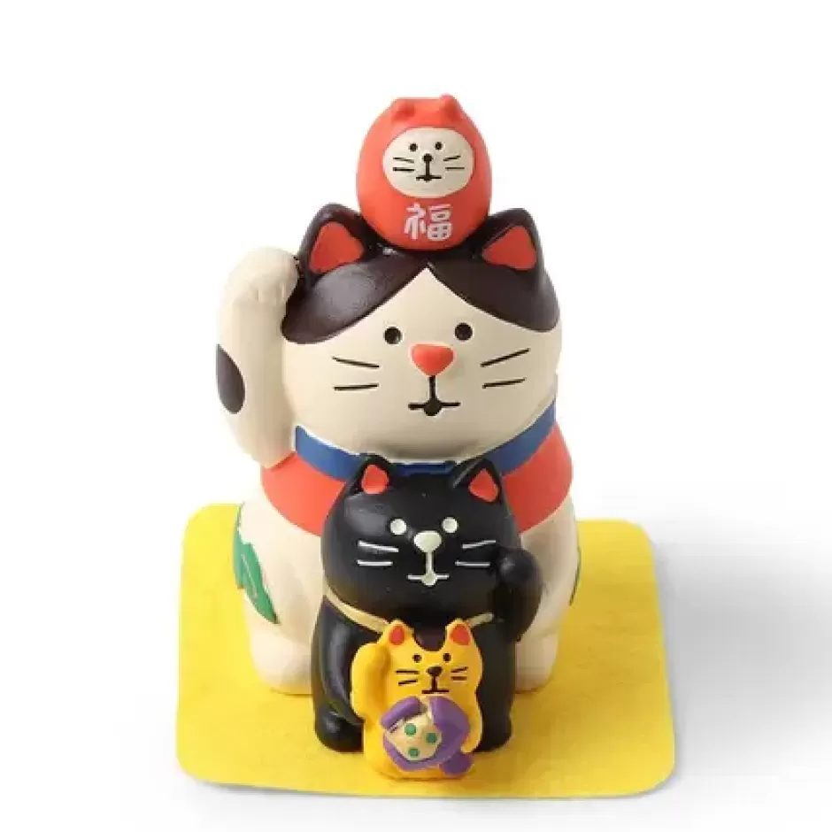 Figurines^MIYA Company Figurine Fortune Cat Stack