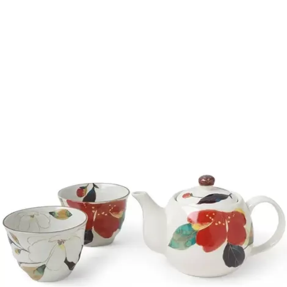 Tea Sets - Ceramic^MIYA Company Floral Fall Tea Set