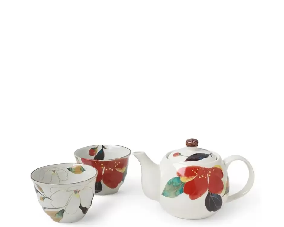 Tea Sets - Ceramic^MIYA Company Floral Fall Tea Set