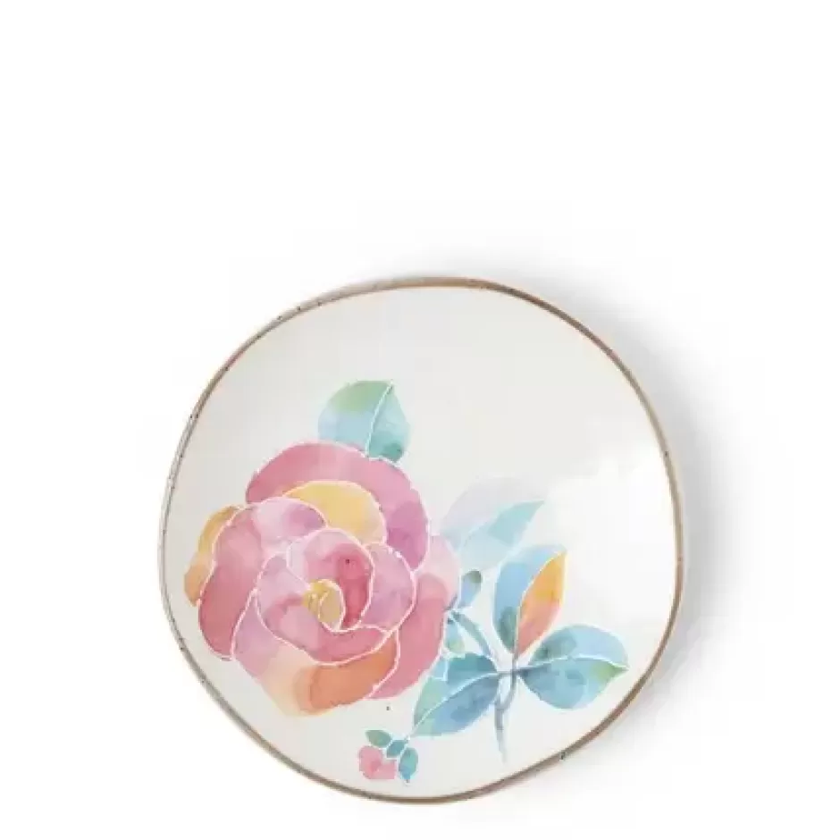 Small Plates^MIYA Company Floral Mini Plate Pink Rose