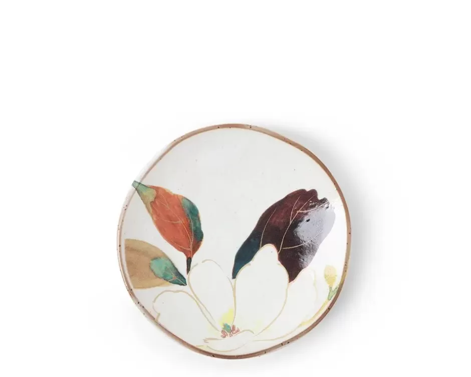 Small Plates^MIYA Company Floral Mini Plate White