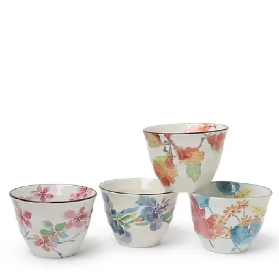 Cup/Mug Sets^MIYA Company Floral Spring 7 Oz. Teacup Set