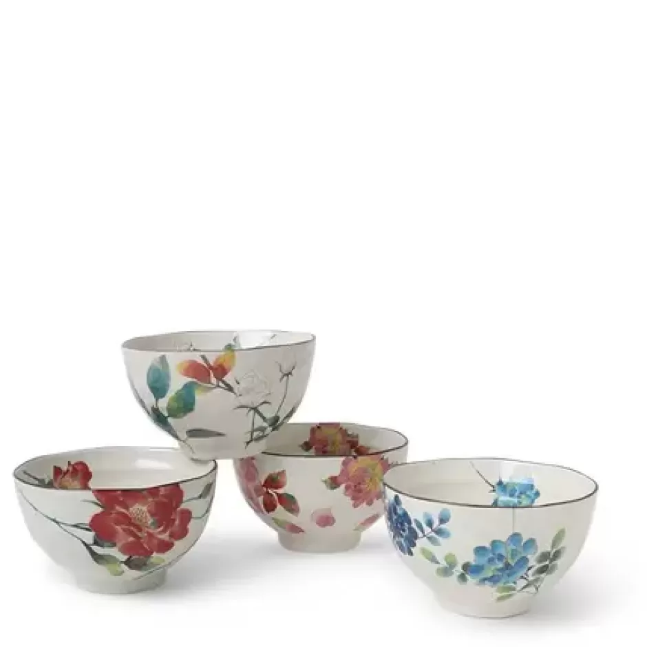 Bowl Sets^MIYA Company Floral Summer Rice Bowl Set