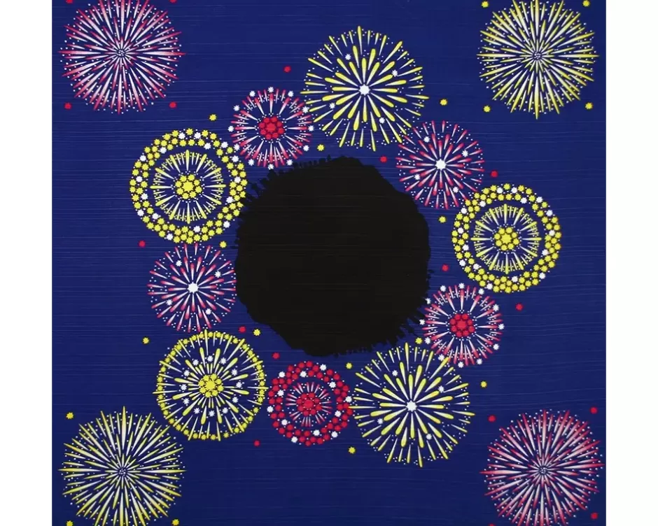 Furoshiki & Tenugui^MIYA Company Furoshiki Fireworks 20" Sq.