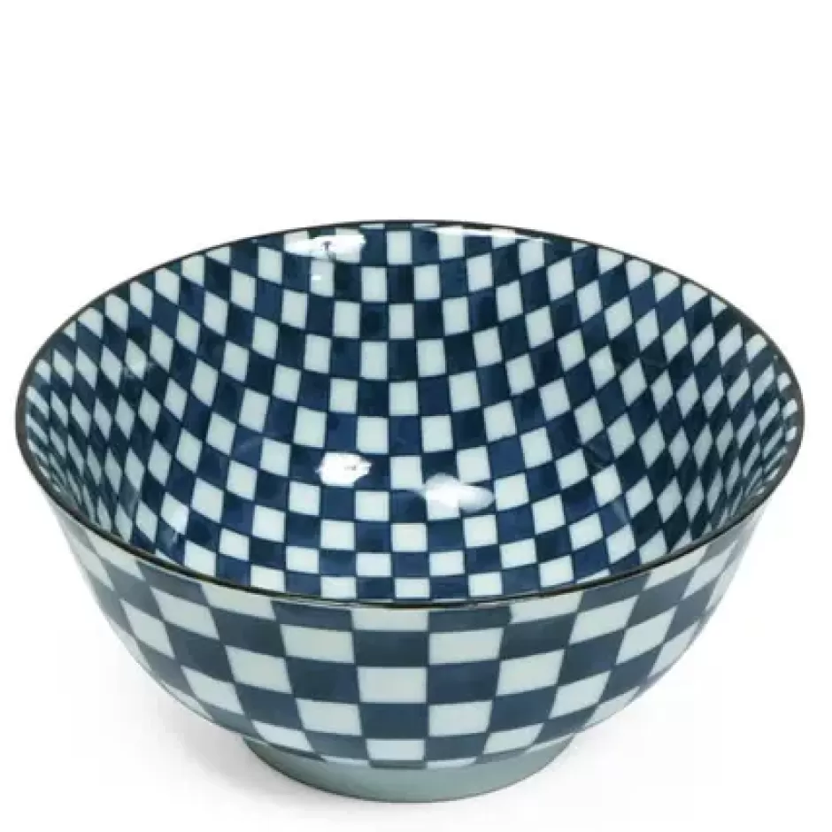 Medium Bowls^MIYA Company Ichimatsu Checker 6" Bowl