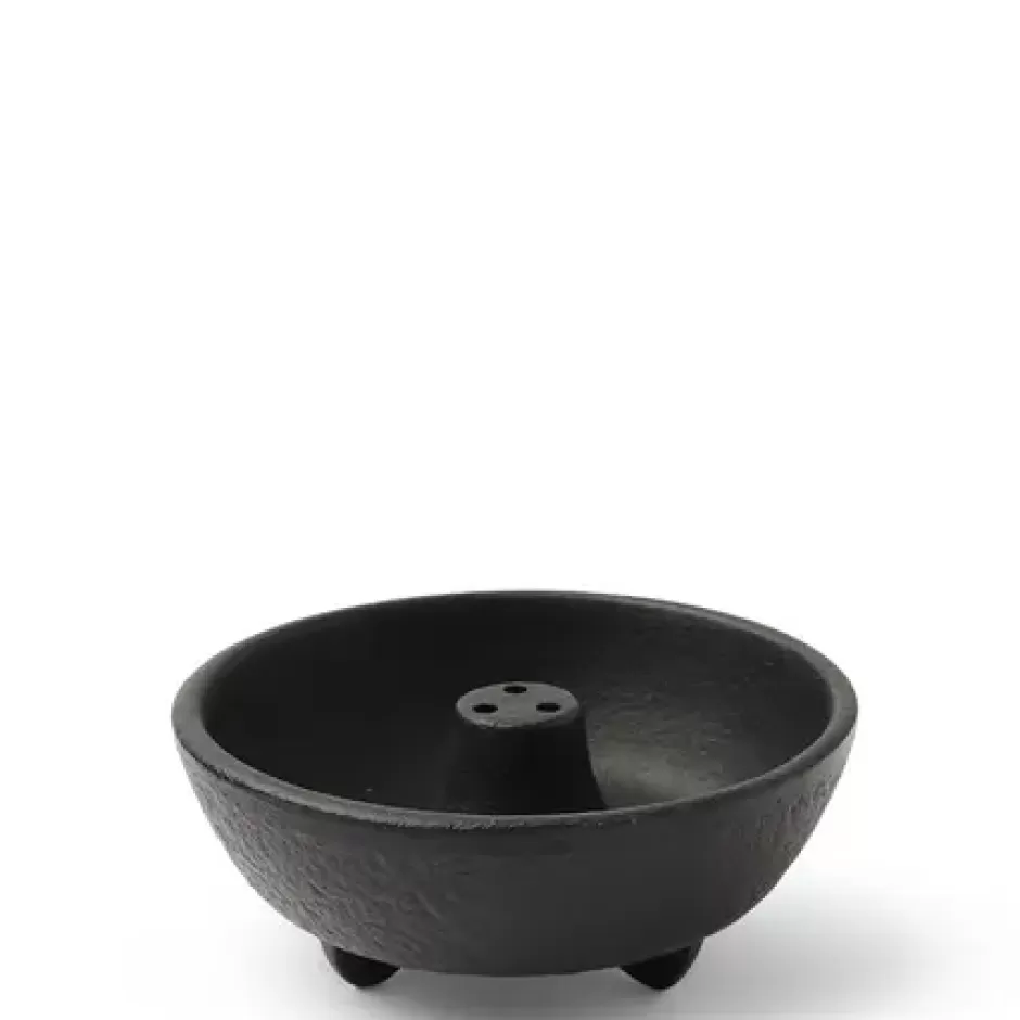 Incense^MIYA Company Incense Holder Black Center Cone