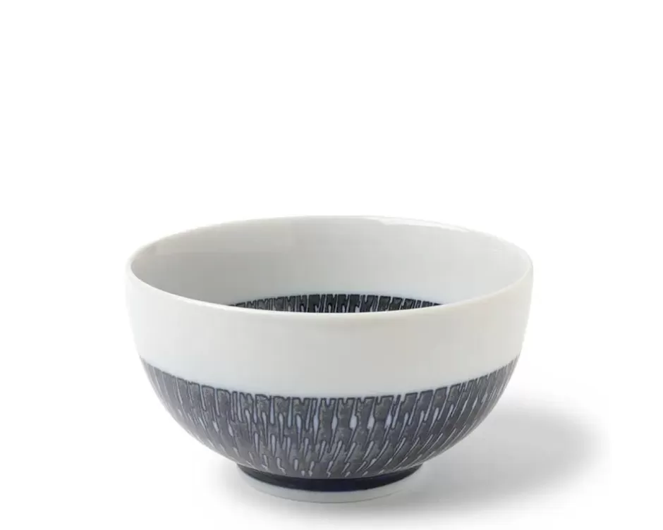 Medium Bowls^MIYA Company Indigo Tobi Kanna Bowl 5-1/8"