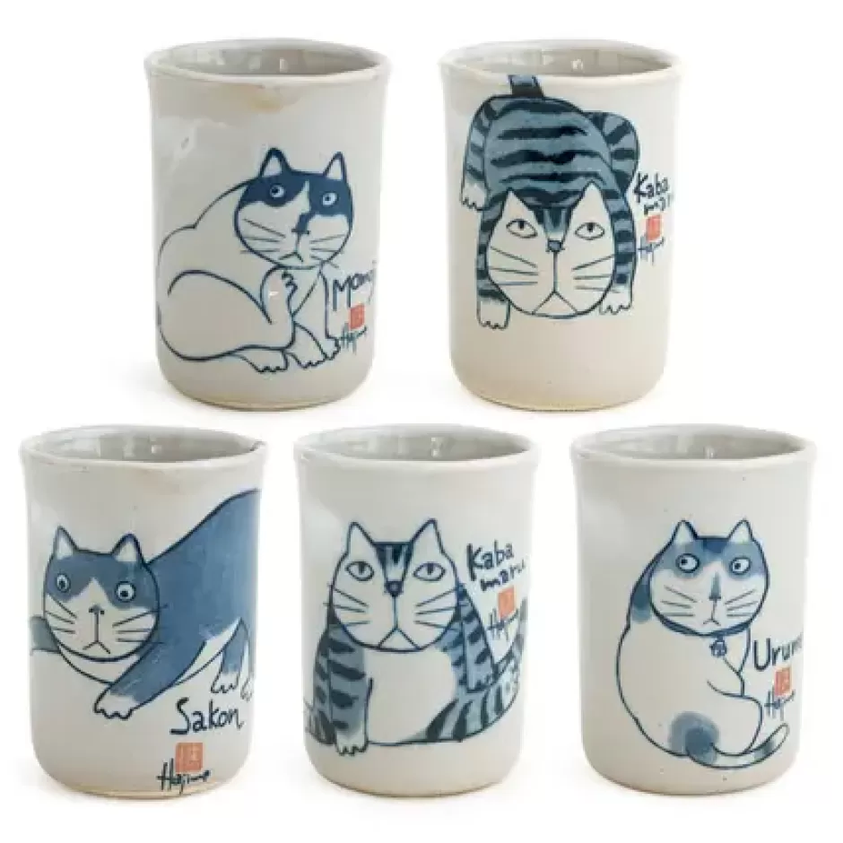 Cats^MIYA Company Kabamaru 6 Oz. Cup Set