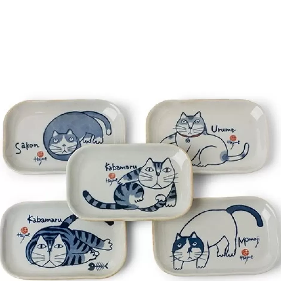 Cats^MIYA Company Kabamaru Rectangle Plate Set/5