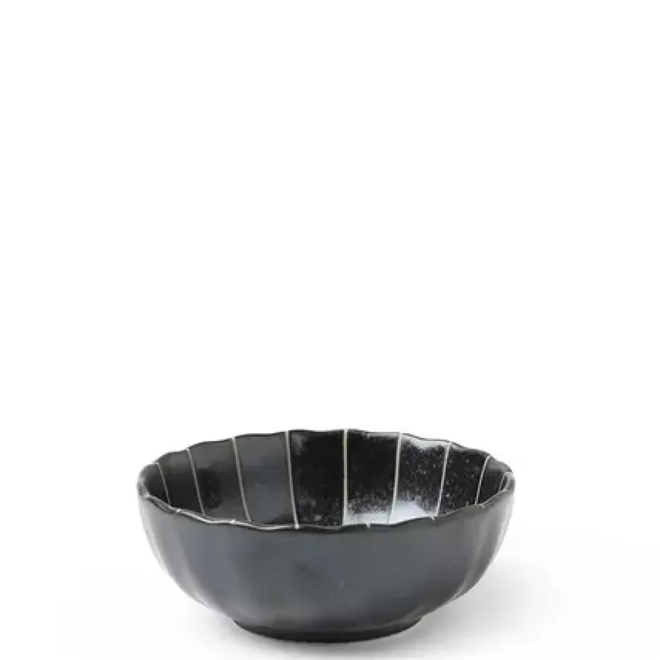 Small Bowls^MIYA Company Kasa Lines Black 4" Bowl