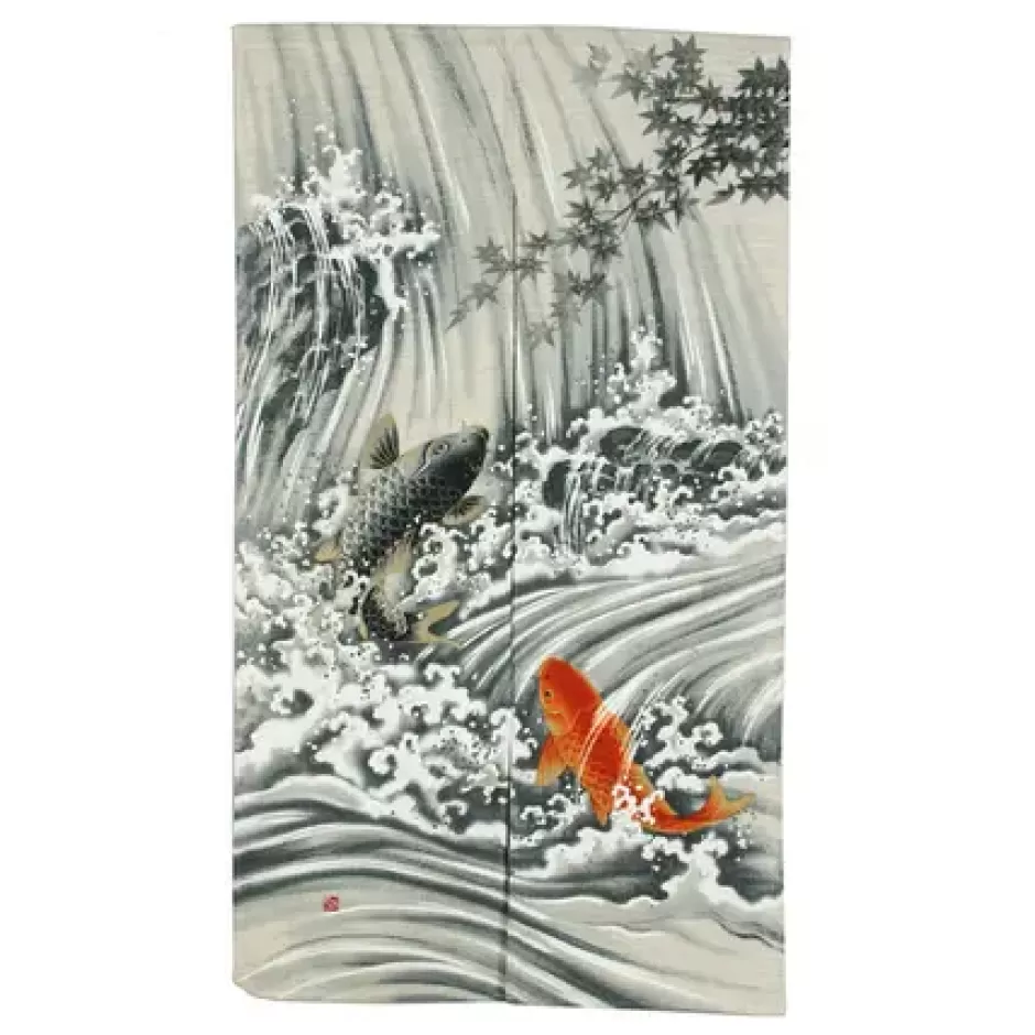 Fish^MIYA Company Koi Waterfall Noren