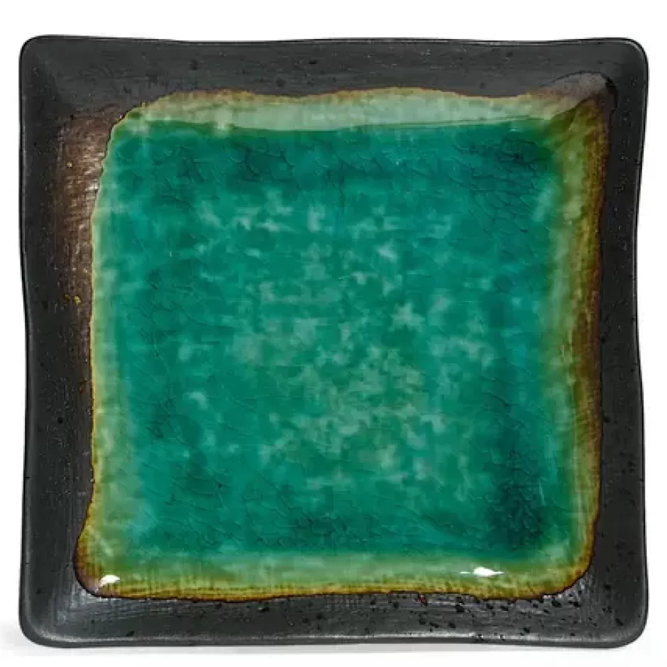 Medium Plates^MIYA Company Kosui Green 7" Square Plate