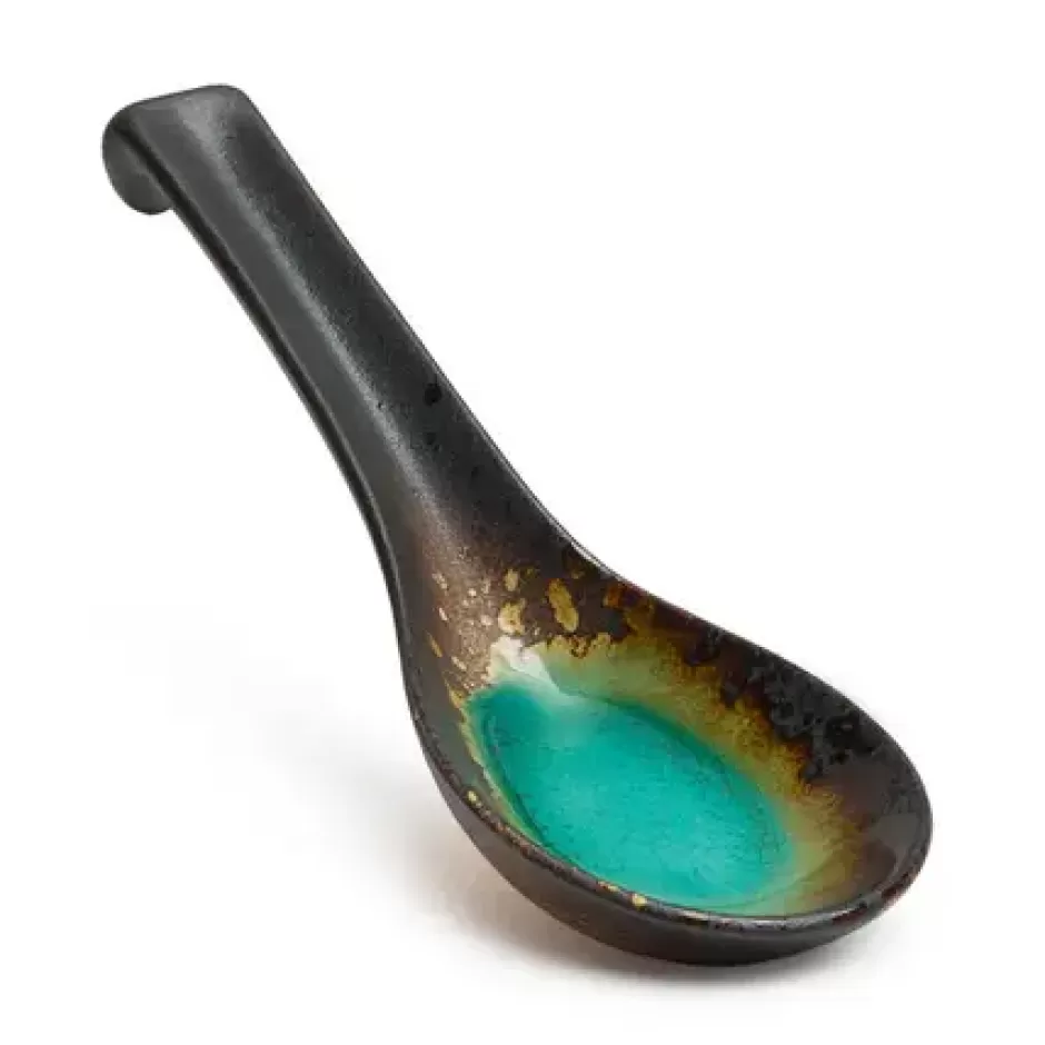 Soup Spoons^MIYA Company Kosui Green Soup Spoon