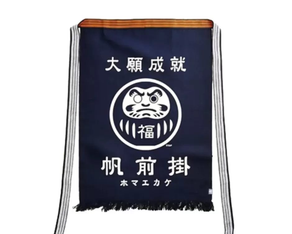 Textile^MIYA Company Maekake Canvas Apron - Daruma