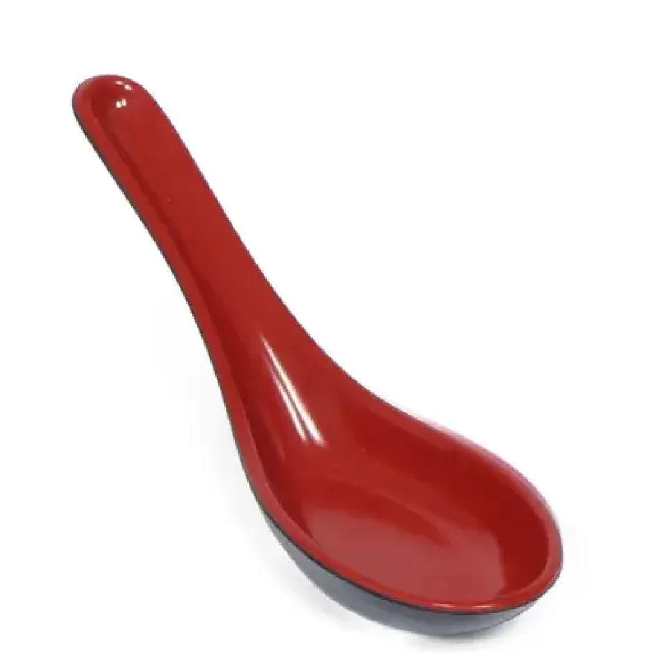 Melamine^MIYA Company Melamine Soup Spoon - Red