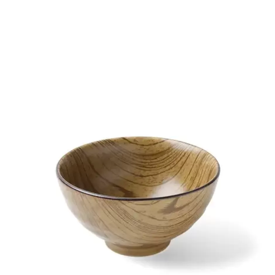 Rice Bowls^MIYA Company Mokume Usucha 4.5" Rice Bowl