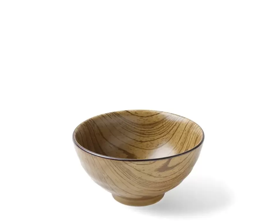 Rice Bowls^MIYA Company Mokume Usucha 4.5" Rice Bowl