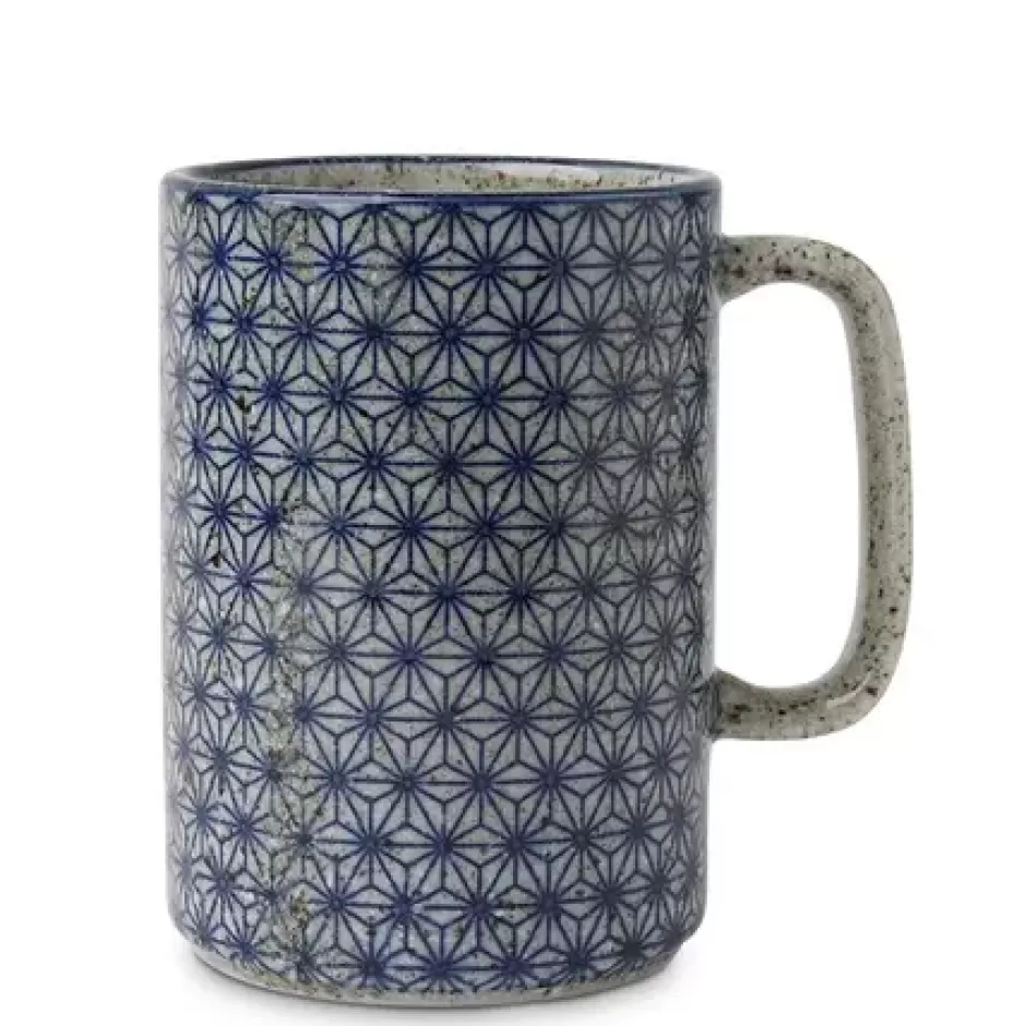 Mugs^MIYA Company Mug Blue Asanoha 16 Oz.