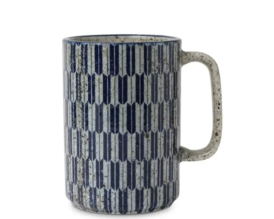 Mugs^MIYA Company Mug Blue Yagasuri 16 Oz.