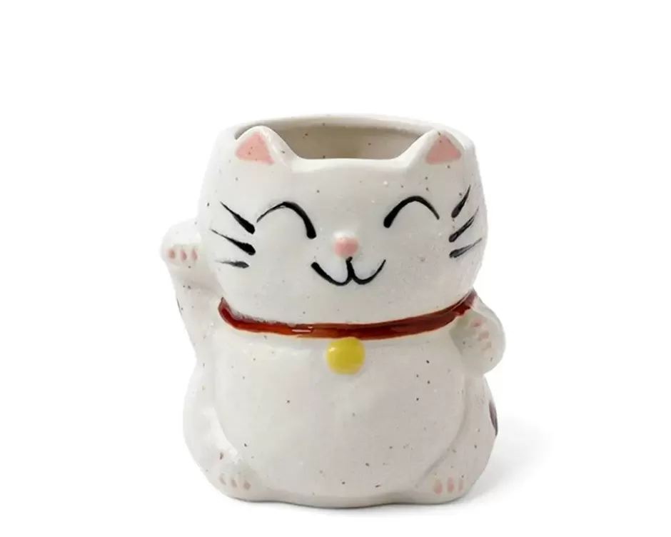 Cups/Mugs^MIYA Company Mug Cat White With Spots