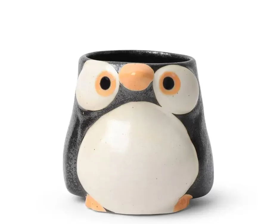 Cups/Mugs^MIYA Company Mug Penguin Orange/Black